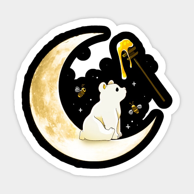 Honey Moon Sticker by Vallina84